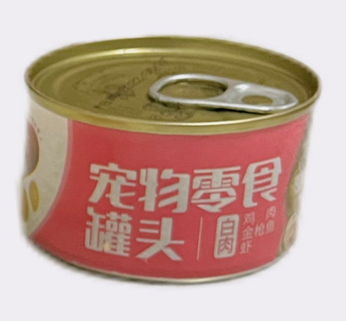 鸡肉金枪鱼&虾 白肉猫用罐头